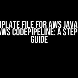 SAM Template File for AWS Java Lambda Code in AWS CodePipeline: A Step-by-Step Guide