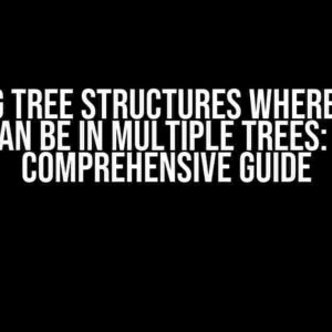 Storing Tree Structures Where a Node Can Be in Multiple Trees: A Comprehensive Guide