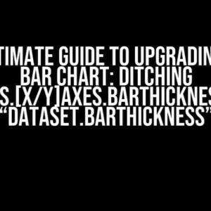 The Ultimate Guide to Upgrading Your Bar Chart: Ditching “scales.[x/y]Axes.barThickness” for “dataset.barThickness”